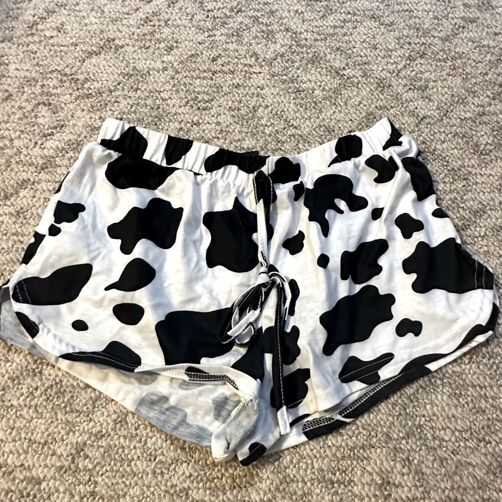 shein cow shorts